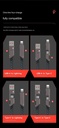 Four-in-one data cable two-to-two PD 100W fast charging cable zinc alloy braided charging cable