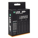 4 Slots Lithium Battery USB Smart Battery Charger Li-ion MH/Ni CD AAAA AAA AA A SC C F6 Batteries Universal Charger LCD Display