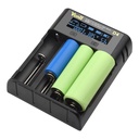 4 Slots Lithium Battery USB Smart Battery Charger Li-ion MH/Ni CD AAAA AAA AA A SC C F6 Batteries Universal Charger LCD Display