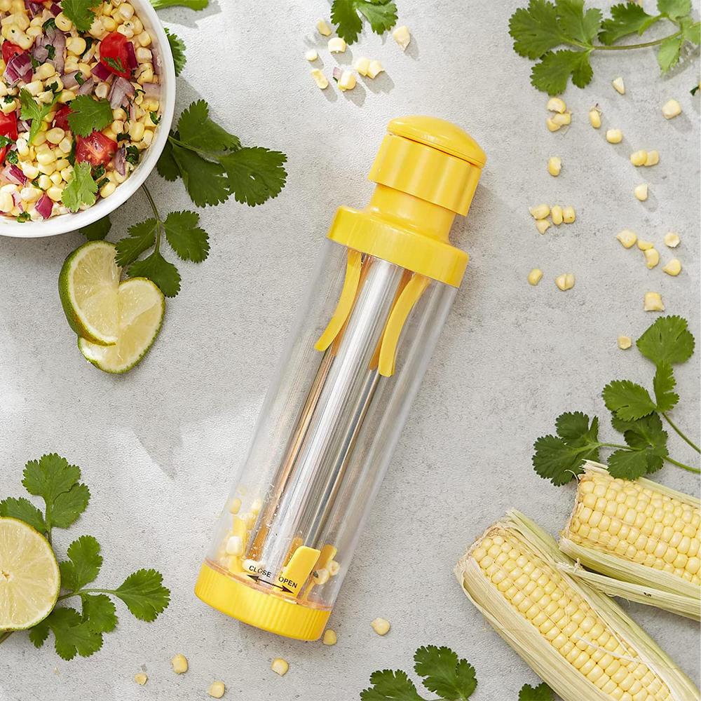 Corn stripper corn peeler corn cutting and peeling