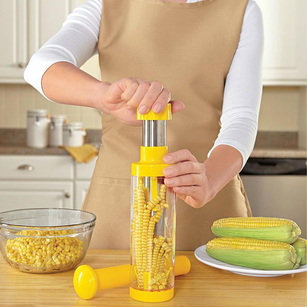 Corn stripper corn peeler corn cutting and peeling