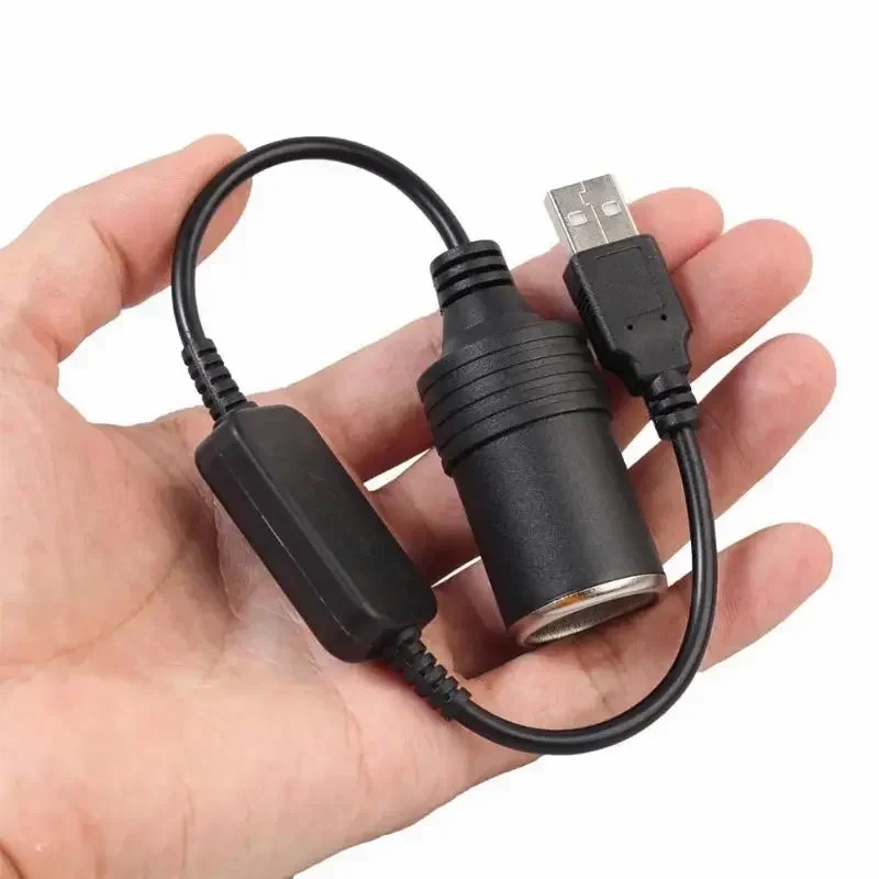 5V 2A USB To 12V Car Plug Socket