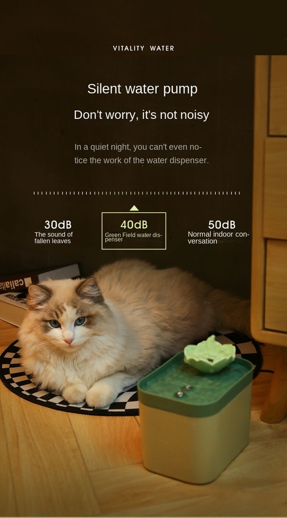 Cat Water Fountain Auto Filter USB Electric Mute Cat Drinker Bowl 1.5L Recirculate Filtring Drinker for Cats Pet Water Dispenser