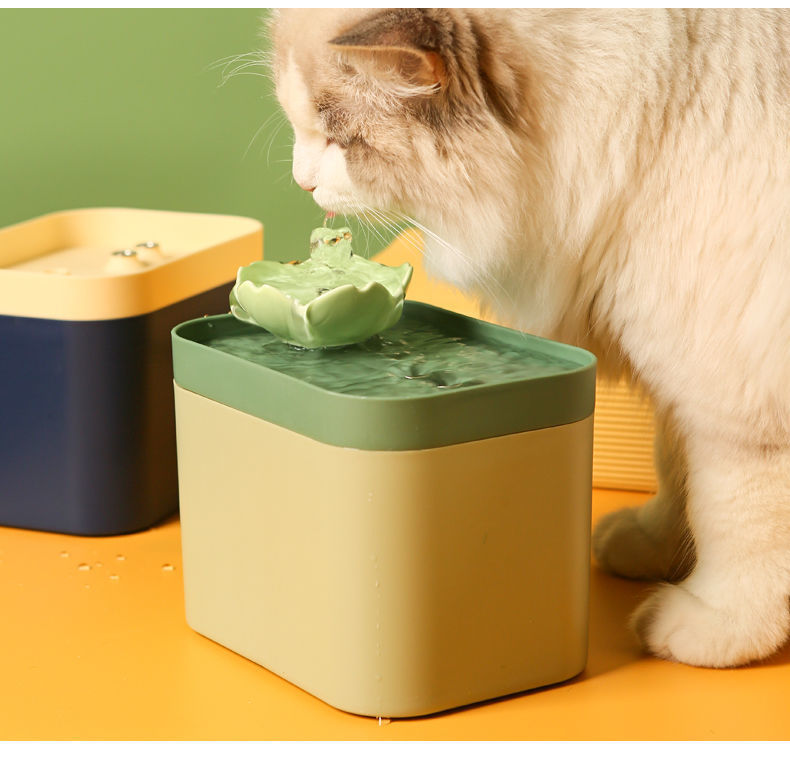Cat Water Fountain Auto Filter USB Electric Mute Cat Drinker Bowl 1.5L Recirculate Filtring Drinker for Cats Pet Water Dispenser
