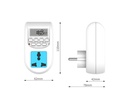 Multi-purpose socket controller timing switch socket digital timer plug