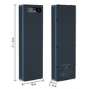 Detachable QC3.0 USB LCD Display DIY 10x18650 Battery Case Power Bank Shell Portable External Box (without battery)