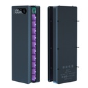 Detachable QC3.0 USB LCD Display DIY 10x18650 Battery Case Power Bank Shell Portable External Box (without battery)