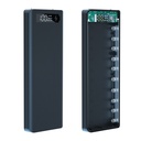 Detachable QC3.0 USB LCD Display DIY 10x18650 Battery Case Power Bank Shell Portable External Box (without battery)