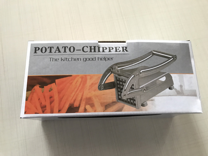 Stainless Steel Potato Cutter Manual Vegetable Cutter Potato Chips Maker French Fries Cutter Machine Potato Slicer Kitchen Tools