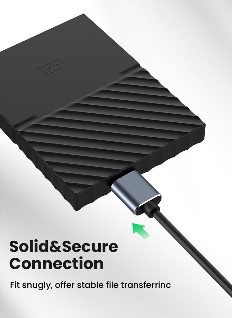 Micro B USB C 3.0 Cable Type-C to USB 3.0 Micro B Connector 5Gbps Cable