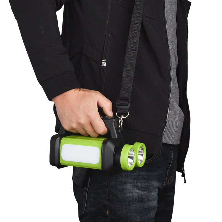 Portable COB work lamp LED rechargeable flashlight