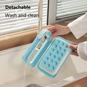 Two-in-one Ice Cube Mold Removable Storage Box Stretched Round Ice Cube Tray Cube Makers DIY Ice Mould