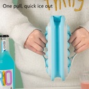 Two-in-one Ice Cube Mold Removable Storage Box Stretched Round Ice Cube Tray Cube Makers DIY Ice Mould