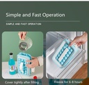 Two-in-one Ice Cube Mold Removable Storage Box Stretched Round Ice Cube Tray Cube Makers DIY Ice Mould