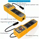 12V To 220V 200W Modified Sine Wave Inverter On Board Conversion Intelligent Three USB 4.2A Fast Charging Double Sockets
