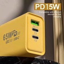 15W dual TYPE-C+ single USB multi-port mobile phone charger PD US standard adapter charging head