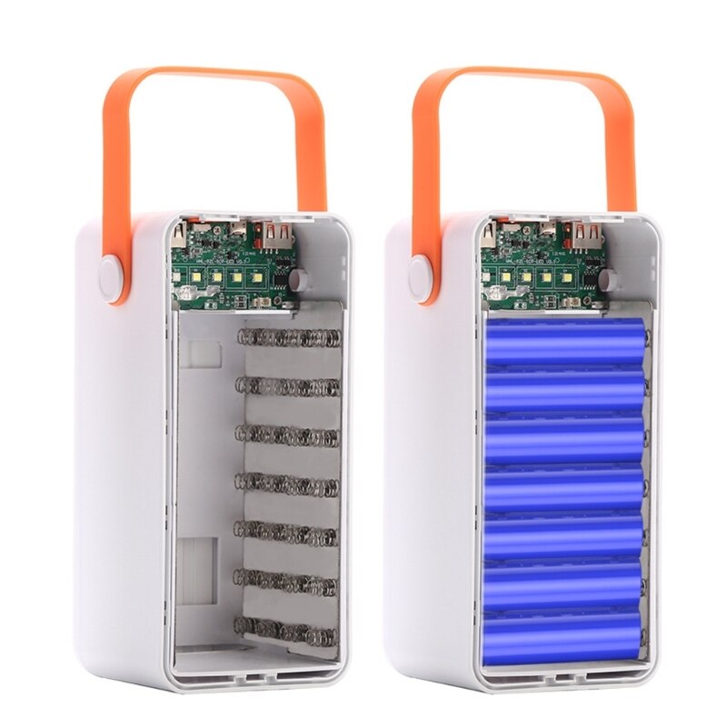 DIY 22.5W Power Bank Case 28 * 18650 PD QC3.0 USB Battery Fast Charger Box Shell No Battery Welding-Free Power Bank DIY Case