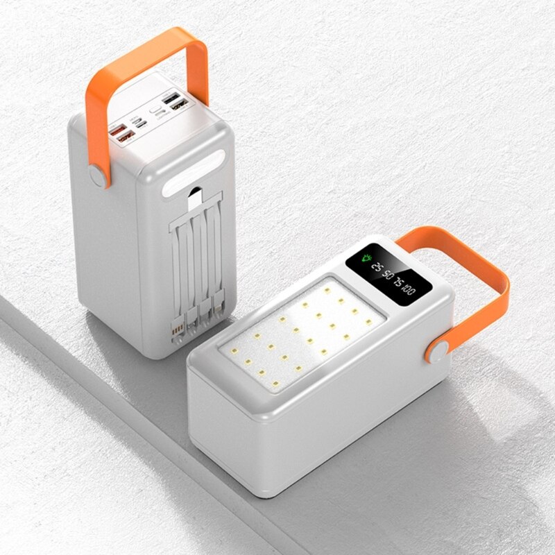 DIY 22.5W Power Bank Case 28 * 18650 PD QC3.0 USB Battery Fast Charger Box Shell No Battery Welding-Free Power Bank DIY Case
