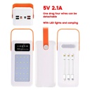 DIY 22.5W Power Bank Case 28 * 18650 PD QC3.0 USB Battery Fast Charger Box Shell No Battery Welding-Free Power Bank DIY Case