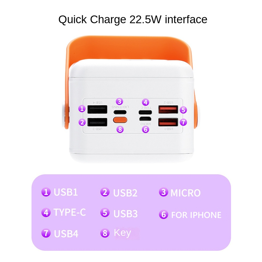 DIY 22.5W Power Bank Case 28 * 18650 PD QC3.0 USB Battery Fast Charger Box Shell No Battery Welding-Free Power Bank DIY Case