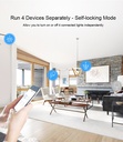 Sonoff 4CH Pro R3 10A /Gang 4 Channel Wifi Smart Switch 433 MHZ RF Remote Wifi Lights Switch Supports 4 Devices Works with Alexa
