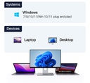 WiFi USB 3.0 Adapter 1300Mbps BT 4.2 Dual-Band 2.4GHz&5GHz Wifi Usb Network Card Wireless Receiver