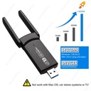 WiFi USB 3.0 Adapter 1300Mbps BT 4.2 Dual-Band 2.4GHz&5GHz Wifi Usb Network Card Wireless Receiver