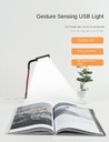 Portable 3 Colors LED Night Light Intelligent Hand Gesture Sensor USB Plug Foldable Eye Protection Desk Table Lamp