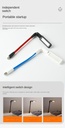 Portable 3 Colors LED Night Light Intelligent Hand Gesture Sensor USB Plug Foldable Eye Protection Desk Table Lamp