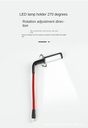 Portable 3 Colors LED Night Light Intelligent Hand Gesture Sensor USB Plug Foldable Eye Protection Desk Table Lamp