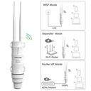 WAVLINK AC600 Outdoor WiFi Repeater AP Dual-Band High-Power Wireless Outdoor Router