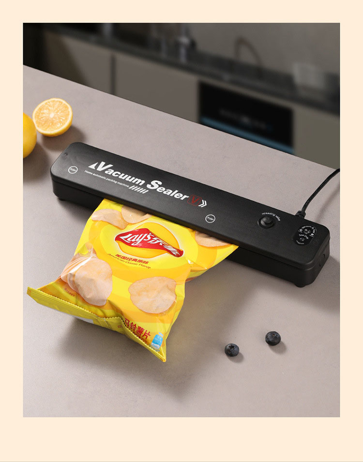 220V Household Food Vacuum Sealer Film Sealer Vacuum Packer Vacuum Sealer Packaging Machine