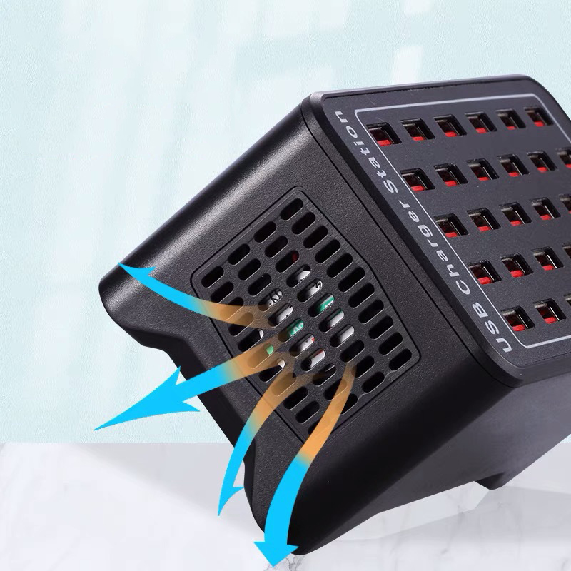 150W Multi USB Charger 30 Port USB Fast Charging Station Universal Charger