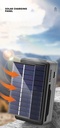 18650 Lithium Battery Solar Charger Multifunctional Dual Slot Dual Charge Type-C Smart Battery Charger