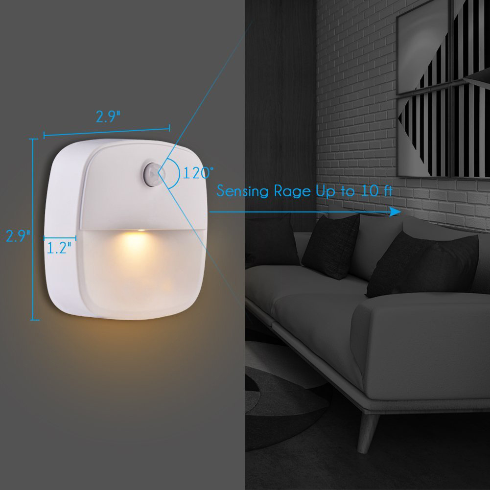 LED Night Light Wireless Motion Sensor Lights Corridor Closet Stair Room Lamps For Bedroom Cabinet Energy Saving Night Lamp