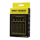 1.2V Rechargeable Battery Charger AA AAA NiMH Ni-CD Batteries 3.7V 18650 Li-ion Battery Charger 4 Slot Smart Battery Charger