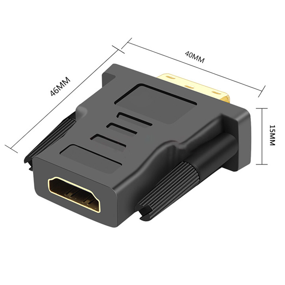 DVI TO HDMI adapter HD video conversion head DVI 24+1 male to HDMI female