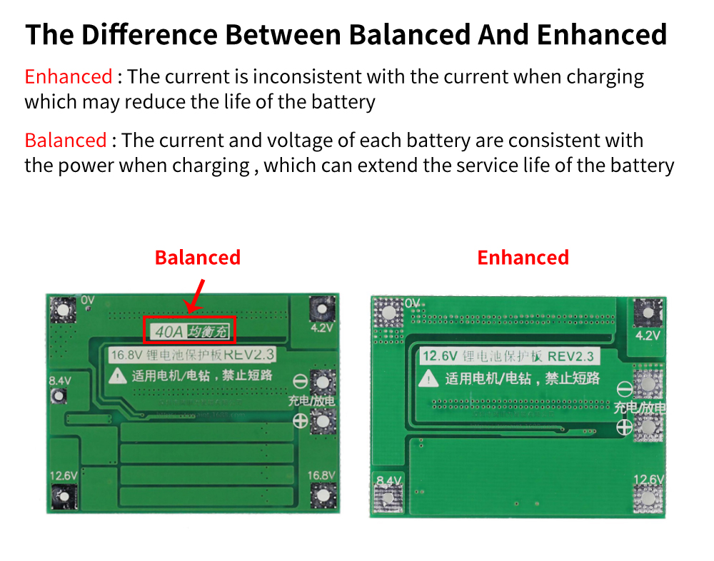 3S 60A BMS Board 11.1V 12.6V 18650 Li-Ion Lithium Battery Protection Board with Balance