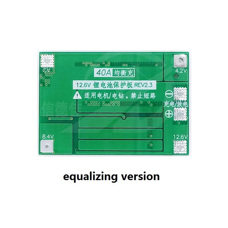 3S 60A BMS Board 11.1V 12.6V 18650 Li-Ion Lithium Battery Protection Board with Balance