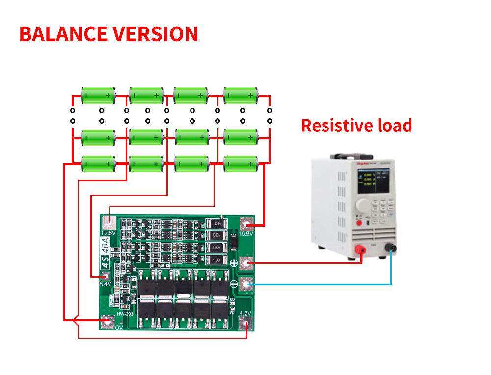 3S 60A BMS Board 11.1V 12.6V 18650 Li-Ion Lithium Battery Protection Board with Balance