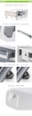 Kitchen Organizer Paper Towel Holder Cling Film Cutting Holder Sauce Bottle Tin Foil Paper Storage Rack Kitchen Shelf