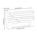 Kitchen Organizer Paper Towel Holder Cling Film Cutting Holder Sauce Bottle Tin Foil Paper Storage Rack Kitchen Shelf