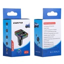 F19 car mp3 Bluetooth player hands-free call U disk lossless sound quality 12V/24V car FM transmitter