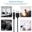 11 in 1 Universal 5V USB to DC Jack Charging Cable Power Cord with 11 Interchangeable Plugs Connectors Adapter