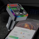 F19 car mp3 Bluetooth player hands-free call U disk lossless sound quality 12V/24V car FM transmitter