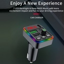 F19 car mp3 Bluetooth player hands-free call U disk lossless sound quality 12V/24V car FM transmitter