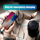 Portable Solar Charger Camping Lantern Lamp LED Outdoor Lighting Folding Camp Tent Lamp USB Rechargeable Lantern Outdoor Light