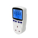 Backlight Digital Wattmeter 180V-250V Power Meter Electricity Consumption Energy Meter British Plug Household Power Metering
