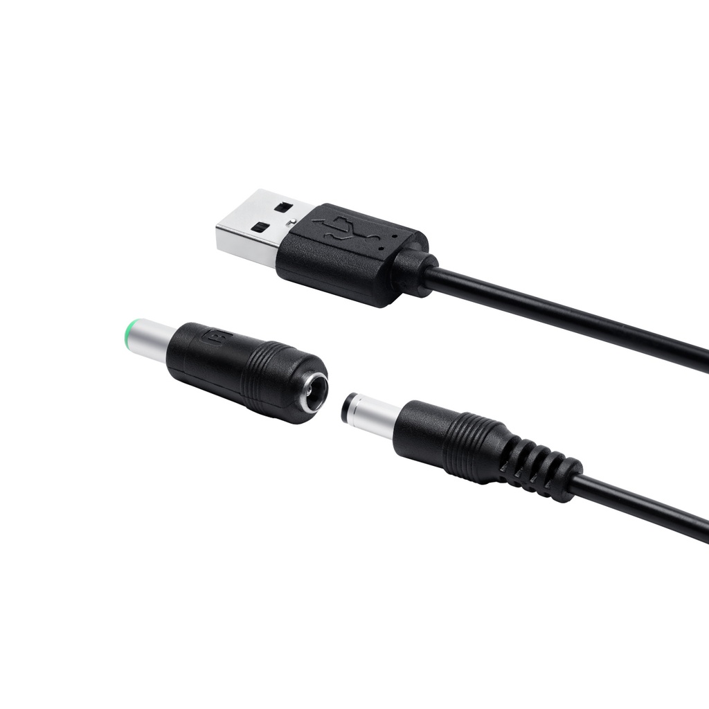 11 in 1 Universal 5V USB to DC Jack Charging Cable Power Cord with 11 Interchangeable Plugs Connectors Adapter
