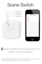 Tuya Smart WiFi 2-button Scene Switch APP Remote Control Wireless Smart Switch